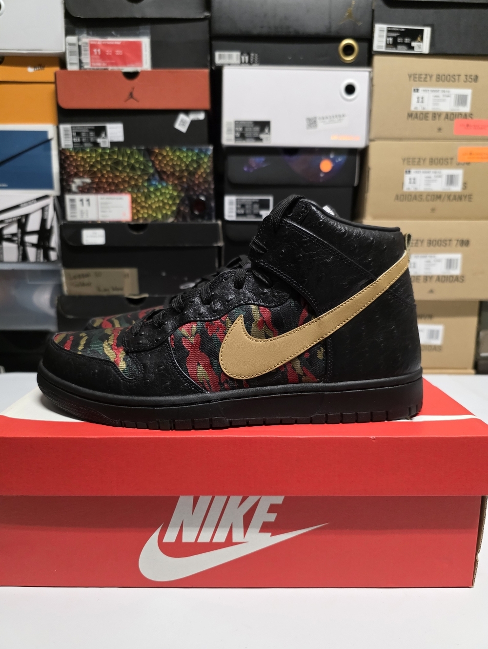 Nike Dunk High Premium 'Tiger Camo' Sz 12 - Picture 3 of 7